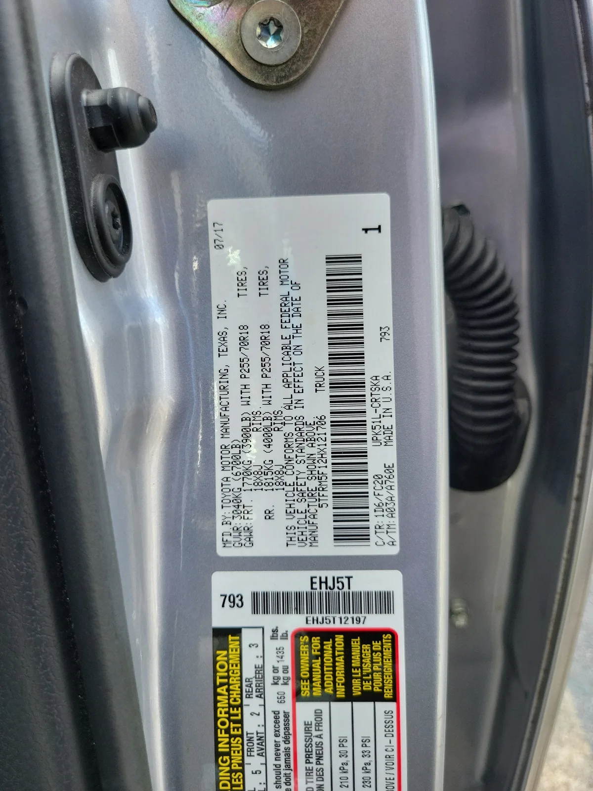 2017 Toyota Tundra 2WD SR photo 28