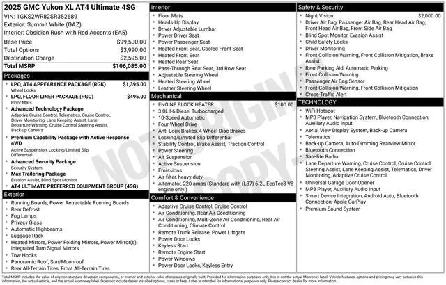 2025 GMC Yukon XL AT4 Ultimate photo 2