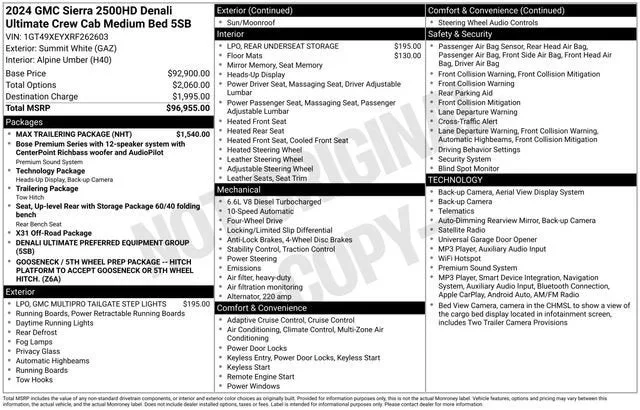 2024 GMC Sierra 2500 HD Denali Ultimate photo 7