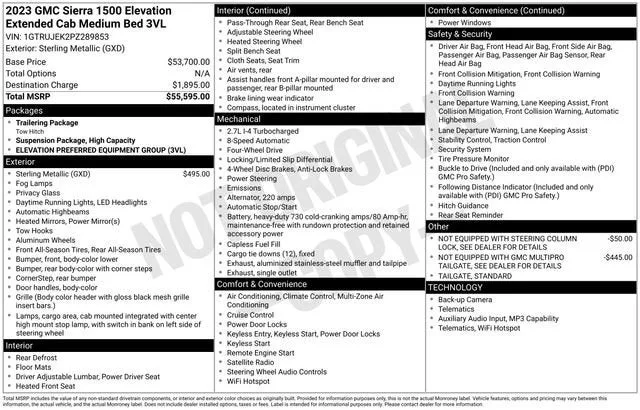 2023 GMC Sierra 1500 Elevation photo 7