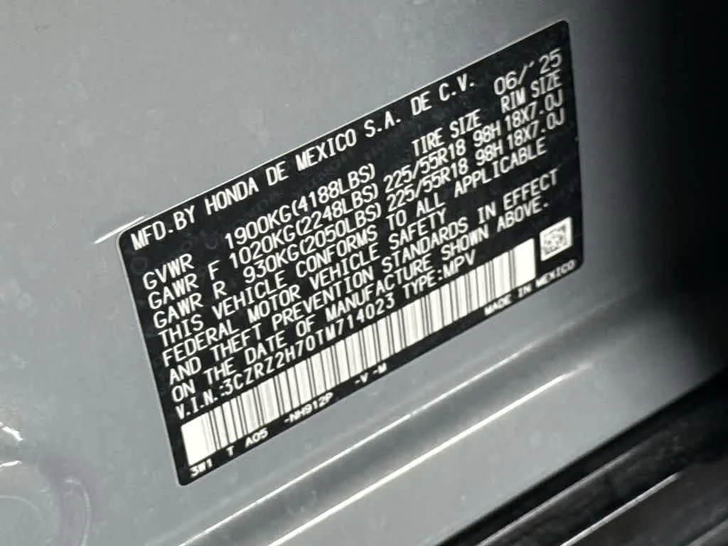 2026 Honda HR-V EX-L photo 29