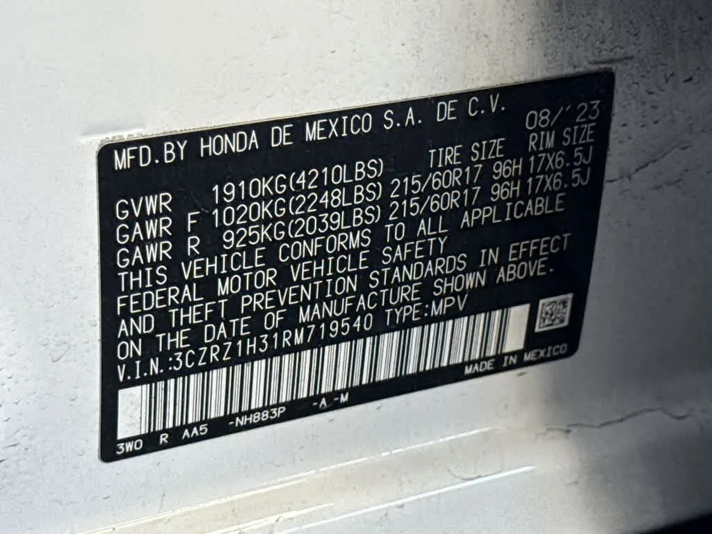 2024 Honda HR-V LX photo 29
