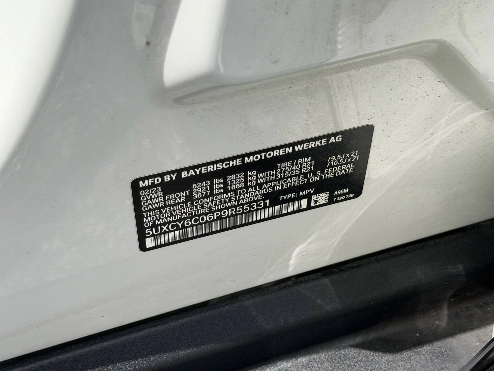 2023 BMW X6 xDrive40i photo 21