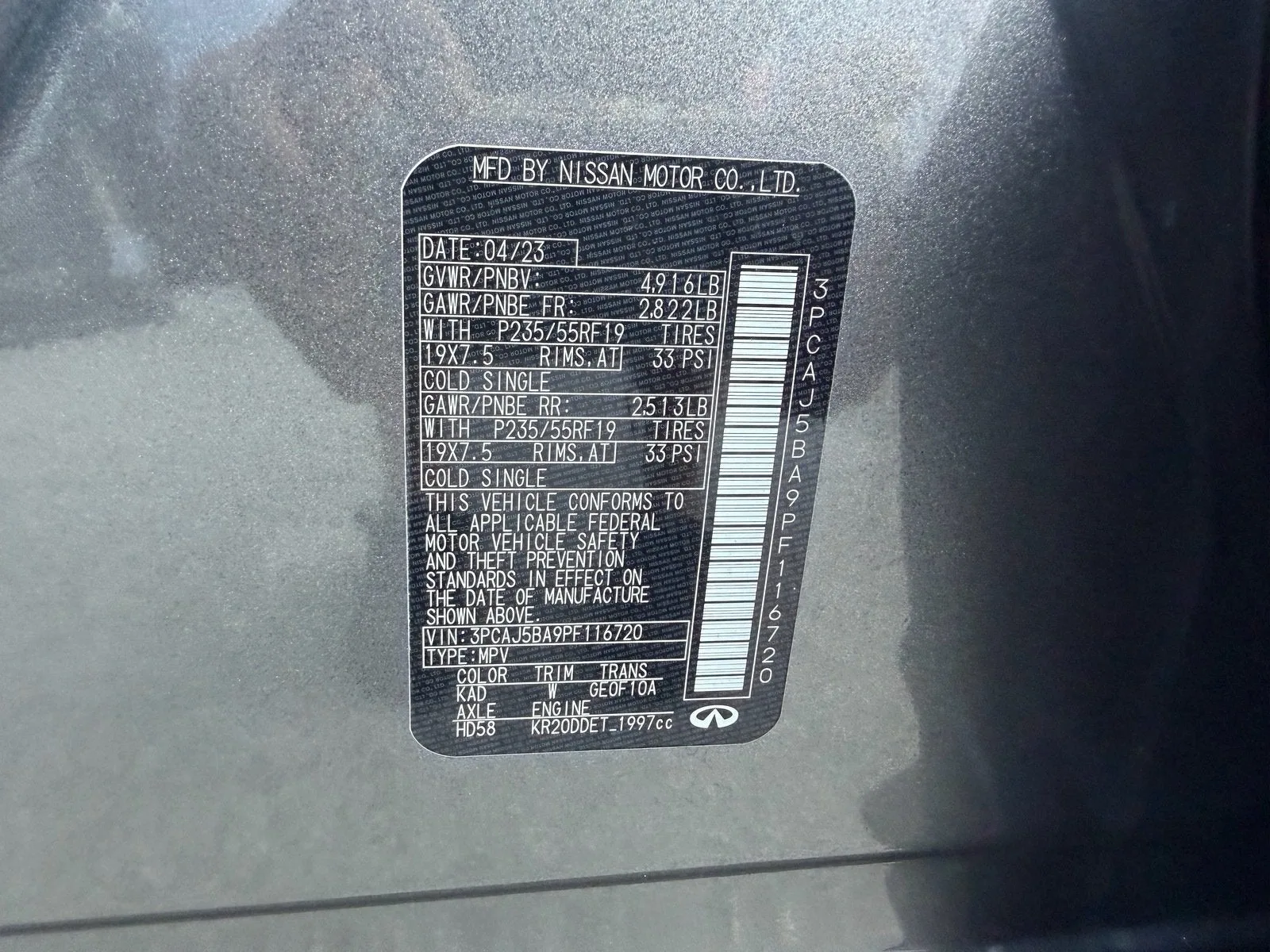 2023 INFINITI QX50 LUXE photo 23