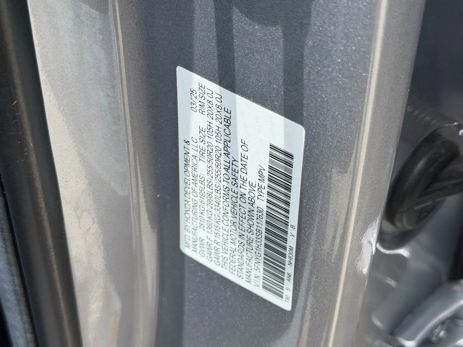 2025 Honda Pilot Sport photo 21