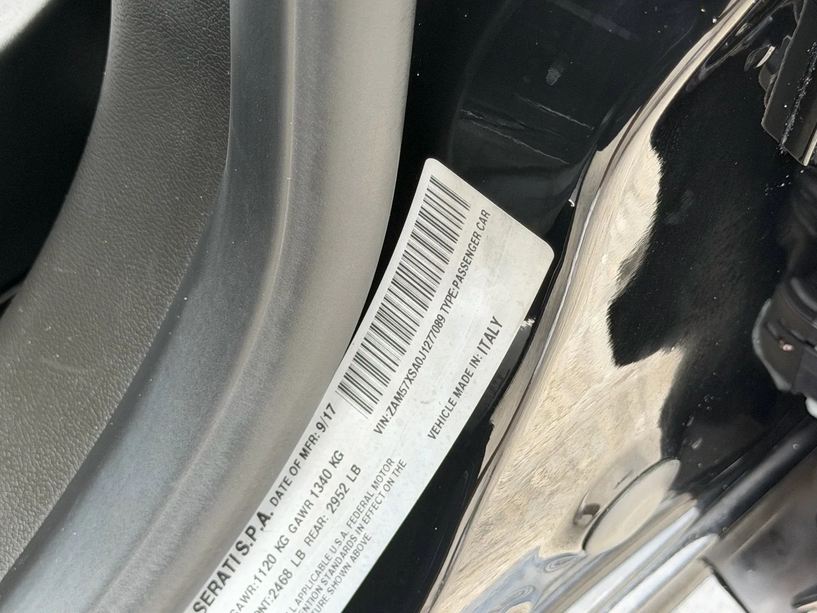 2018 Maserati Ghibli Base photo 20