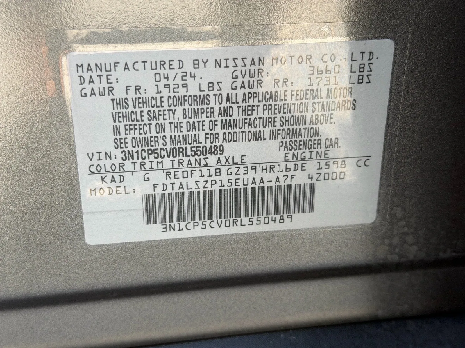 2024 Nissan Kicks SV photo 20