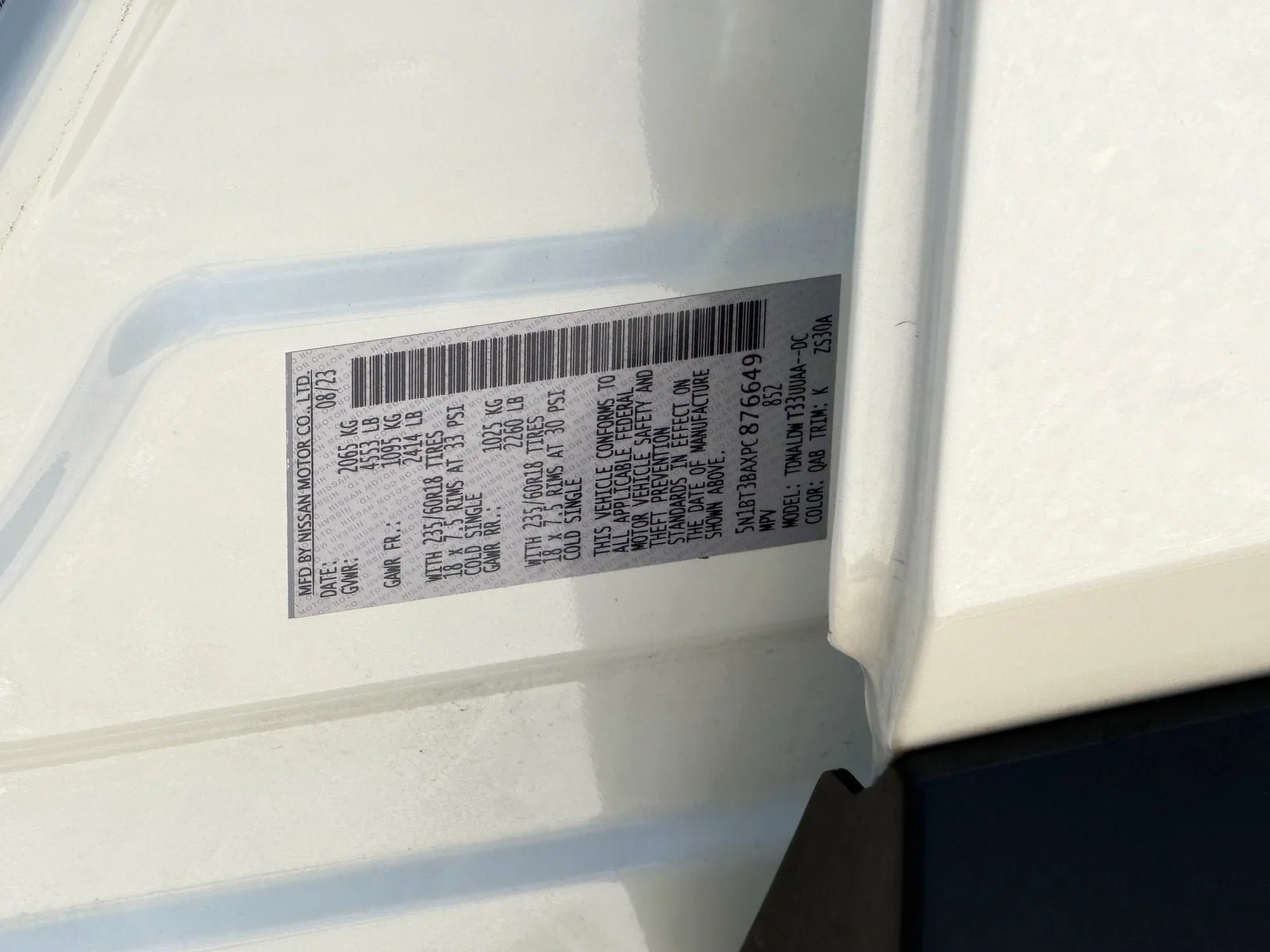 2023 Nissan Rogue SV photo 22