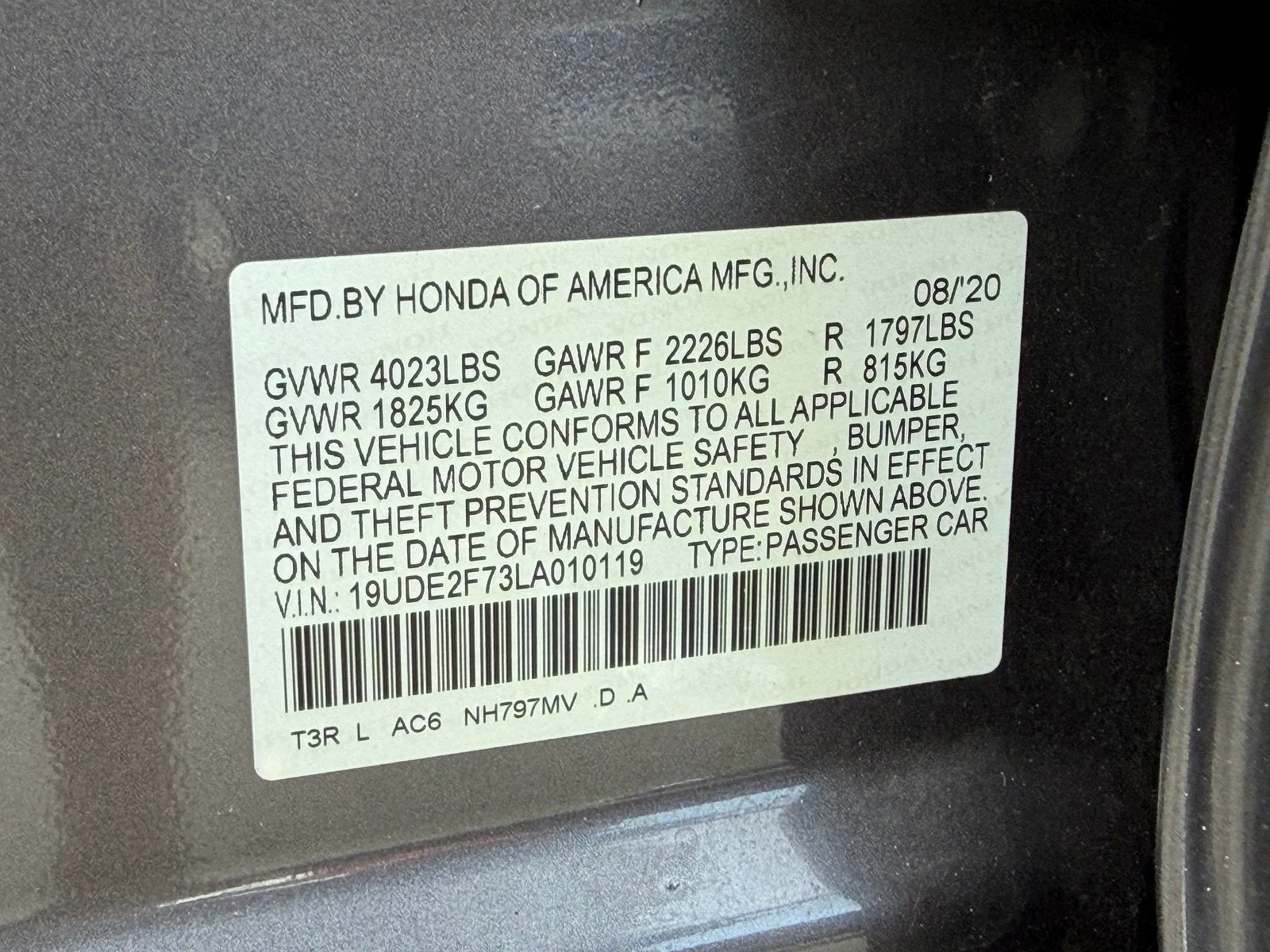 2020 Acura ILX w/Premium Pkg photo 20